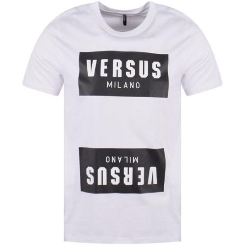  VERSUS/VERSUS VERSACE 范瑟丝 男士白色棉质短袖T恤 BU90647CBJ10388B1001 PLFSX