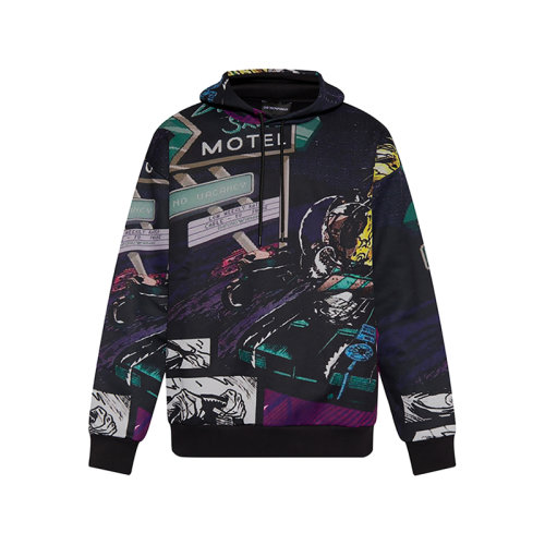 Emporio Armani/安普里奥阿玛尼 男士宽松连帽卫衣运动衫 3L1M8P 1JW2Z