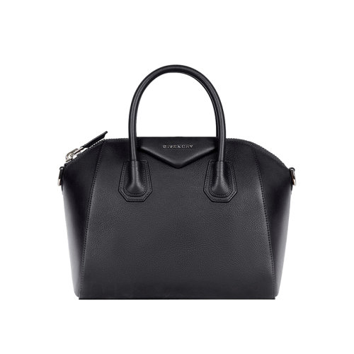 Givenchy/纪梵希 22新款 女士小号黑色粒面皮革拉链开合调节拆卸肩带梯形斜挎肩背手提包BB05117012-001