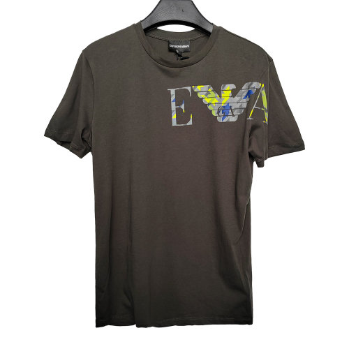 Emporio Armani/安普里奥阿玛尼 深绿色男士短袖T恤