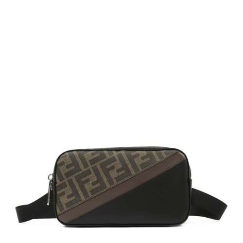  FENDI/芬迪 男士黑色时尚休闲单肩包 7M0285 A9XS F199B PLSX