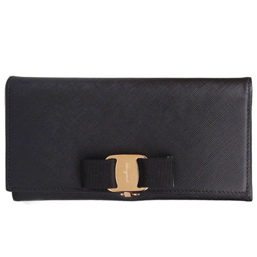 Salvatore Ferragamo/菲拉格慕 女士牛皮长款钱包钱夹 22A900