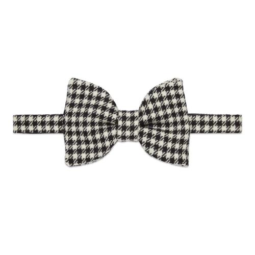  GUCCI古驰 22年秋冬 男士 Gucci HA HA HA特别系列方格纹羊毛领结 717326 4GABL 1078