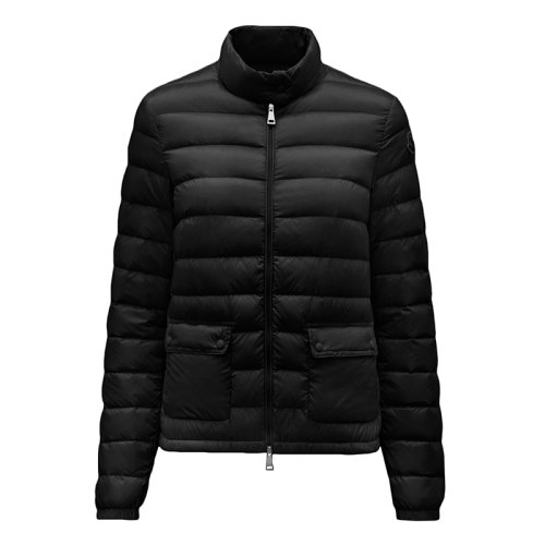 Moncler/蒙克莱  LANS系列 女士黑色轻质尼龙羽绒服H10931A1010053048999