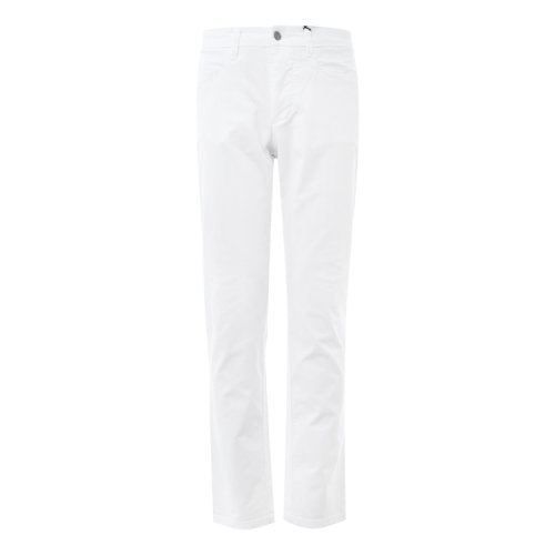 Trussardi/楚莎迪 棉质白色男士休闲裤 男长裤 标准版型 男裤