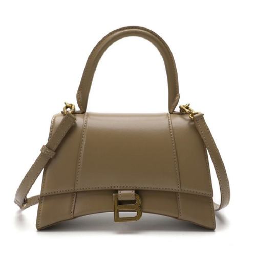  Balenciaga/巴黎世家 女士黑色皮革手提包 593546 1QJ4M 1000 PLSX