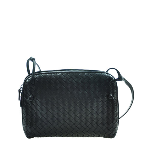 Bottega Veneta/葆蝶家 女士纯色羊皮经典编织时尚拉链开合手提包单肩包斜挎包女包 245354-V0016 多色可选