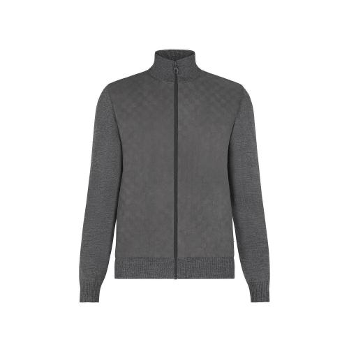  LV路易威登 22年秋冬 男士 夹克 Vest en cuir Damier a fermeture a glissiere LV*w*SE 1A8H5 预定商品2-8周发货
