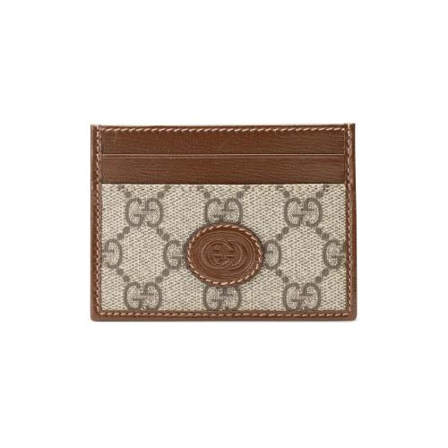  GUCCI古驰 22年秋冬 女士 互扣式双G卡片夹 673002 92TCG 8563