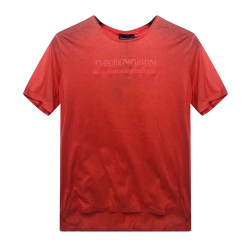 EmporioArmani/安普里奥阿玛尼/玫红男士短袖T恤