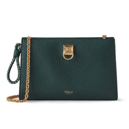 Mulberry/玛百莉 Iris 牛皮链条钱包
