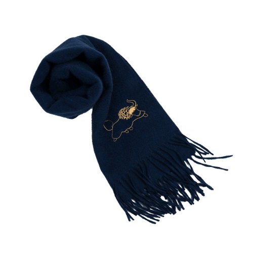 SHOKAY/绣嘉 玉树印象系列-希望羚羊图案刺绣丝原围巾