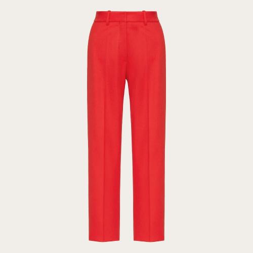  VALENTINO华伦天奴 22年秋冬 女士 休闲裤 PANTALON EN LAINE STRETCH XB3RB4K06W5T43