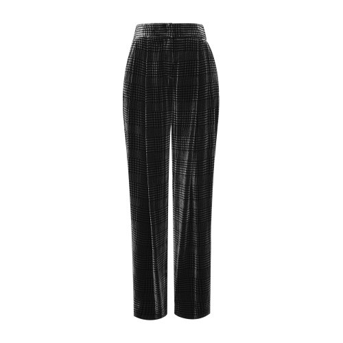 Emporio Armani 女士 银色 复古灰绒长裤  6H2P78-2NMGZ-F615