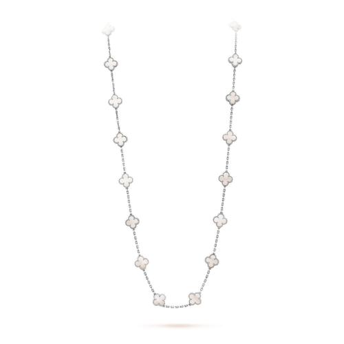  VCA梵克雅宝 22年秋冬 女士 项链 Vintage Alhambra长项链，20图案 VCARF48800 预定商品1-3周发货