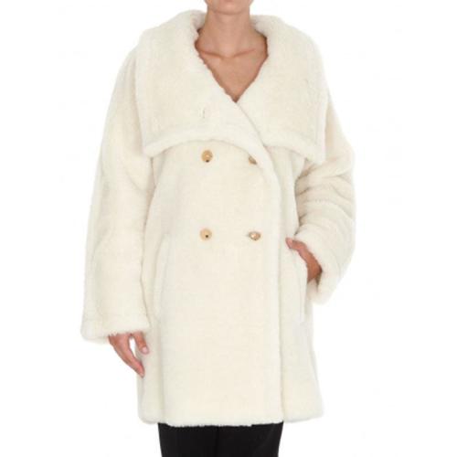 MaxMara/麦丝玛拉 女士米色羊毛风衣 10160903600TEDDY4-002
