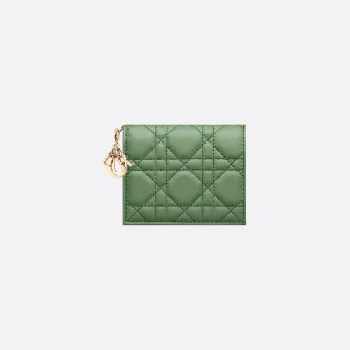  DIOR迪奥 22年秋冬 女士 钱包 Mini portefeuille Lady Dior S0178ONMJ_M69H