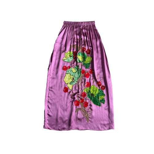 Gucci 古驰  女士重工 高价款半裙 手工刺绣