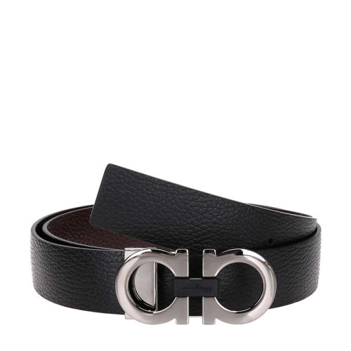SalvatoreFerragamo/菲拉格慕 男士牛皮双面板扣式皮带腰带 678783