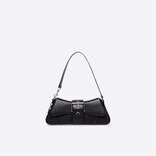 BALENCIAGA巴黎世家 22年秋冬 女士 手提包 Womens Lindsay Medium Shoulder Bag in Black 701