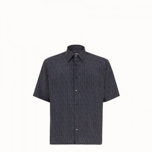  FENDI/芬迪 男士印花棉质短袖衬衫 FS0770-A4S4 F14IH PLFSX