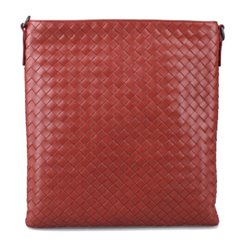 Bottega Veneta/葆蝶家 男士纯色羊皮经典编织可拆卸肩带拉链开合桶型单肩包斜挎包邮差包男包 276356-V465C 多色可选