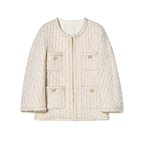 GeleiStory/GeleiStory小香风短外套粗花呢名媛气质少女风编织外套>女士外套>女士夹克店铺特惠