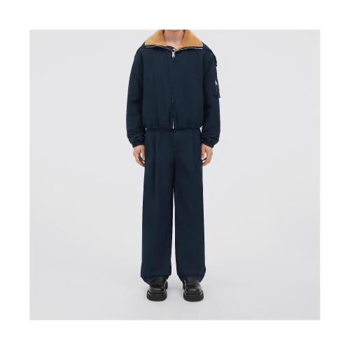 BV葆蝶家 22年秋冬 男士 夹克 veste a capuche en coton compact et shearling 711779V2BL041