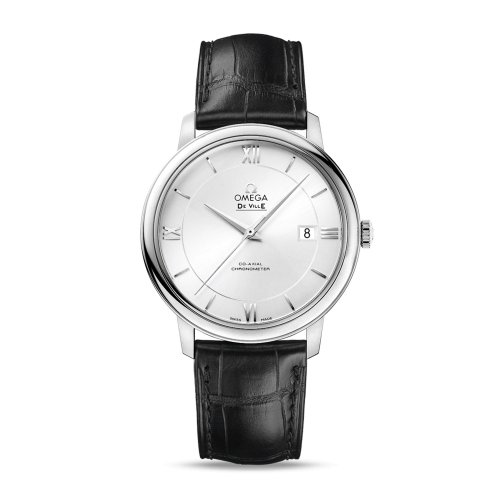 OMEGA/欧米茄 碟飞系列 典雅 同轴腕表 精钢表壳 皮表带 自动机械 男士腕表 424.13.40.20.02.001