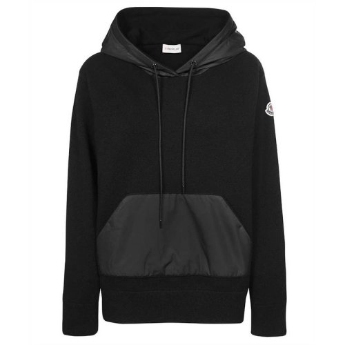  Moncler/蒙克莱 女士黑色羊毛针织衫/毛衣 9A000-01 M1127 999 PLFSX