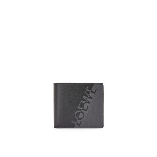  LOEWE罗意威 22年秋冬 男士 零钱包 Signature bifold wallet in calfskin C314302X01-1268