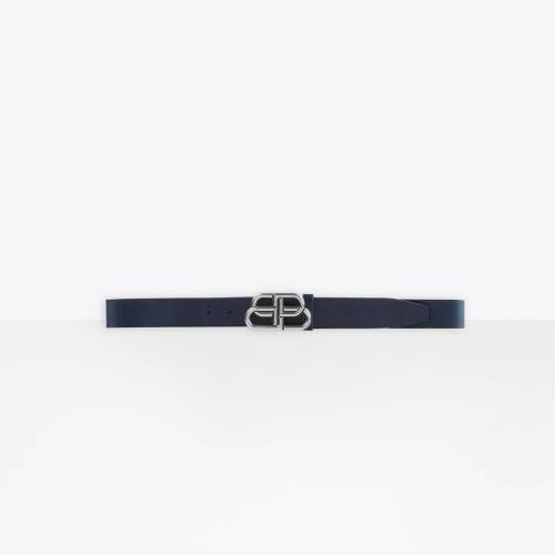  BALENCIAGA巴黎世家 22年秋冬 男士 腰带 Men's Bb Large Belt  in Blue 5703701CH0B4611 预定商品1-3周发货
