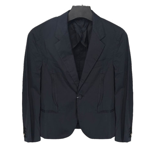 Lanvin/浪凡 墨蓝色男士西服外套 M01VG753AQ001 瑕疵折扣
