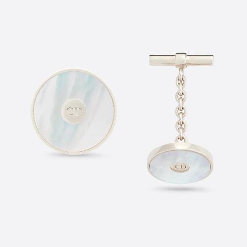  DIOR迪奥 22年秋冬 男士 袖扣 CD Icon 袖扣 C0208HOMST_D990