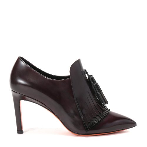 SANTONI(圣东尼) 【寺库限量】SANTONI/圣东尼女士小牛皮高跟鞋WTNT55830CA2TVEBQ75 黑色 38.5