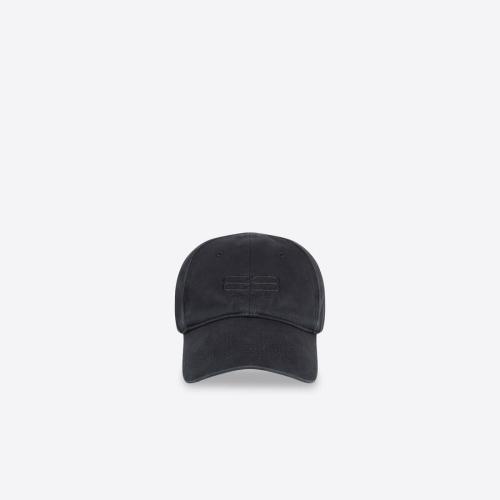  BALENCIAGA巴黎世家 22年秋冬 女士 帽子 Womens Bb Paris Icon Cap  in Black 704105410B2100
