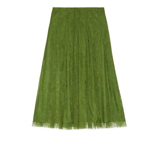  GUCCI古驰 22年秋冬 女士 The North Face x Gucci联名系列蕾丝半身裙 683879 ZAGLA 3121