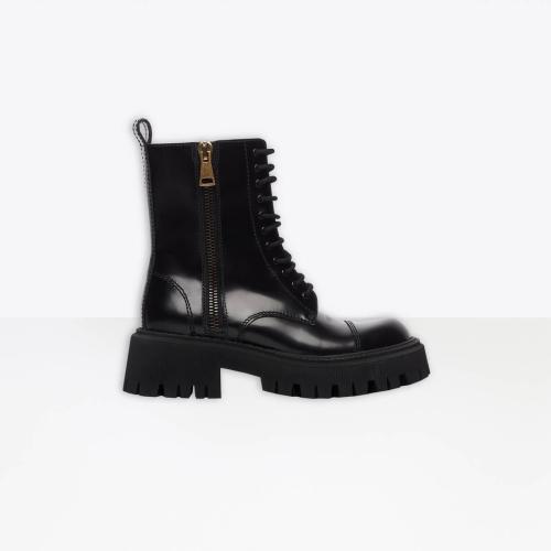  BALENCIAGA巴黎世家 22年春夏 女士 短靴 TRACTOR 20MM LACE-UP BOOT 617420WA8E91000 预定商品1-3周发货