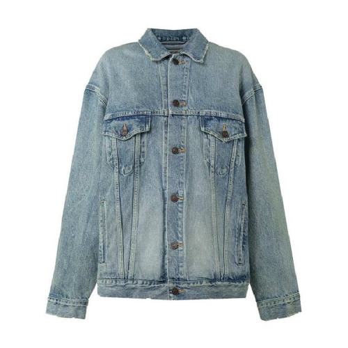  Balenciaga/巴黎世家 女士蓝色织物夹克 675207TJW79 0562 PLFSX