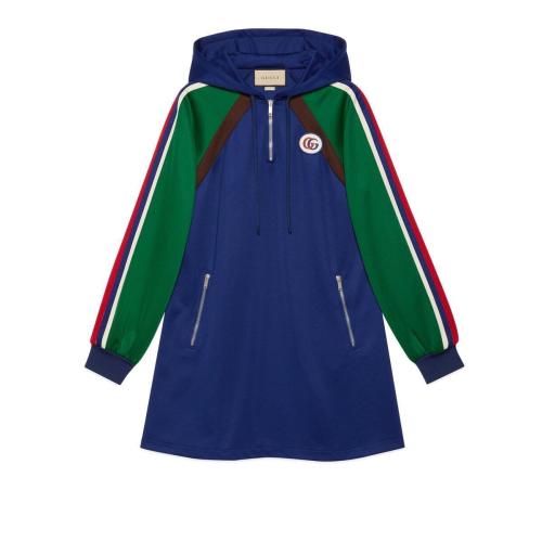  GUCCI古驰 22年秋冬 女士 双G平纹针织连衣裙 681085 XJDQN 4897