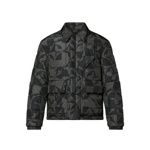  LV路易威登 22年秋冬 男士 夹克 Blouson matelasse a fleurs de Monogram 1A9GBY 1A9GBX 1A9G