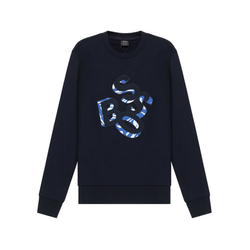 HUGO BOSS/雨果博斯 男卫衣 男士棉质圆领长袖卫衣运动衫 50452973