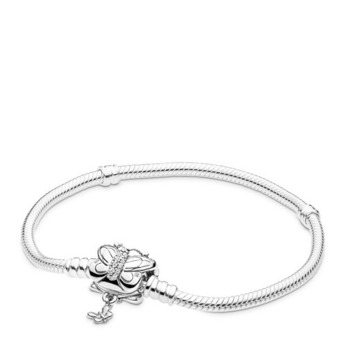 PANDORA/潘多拉 女士银色925银质银蝶飞舞手链手镯 597929CZ