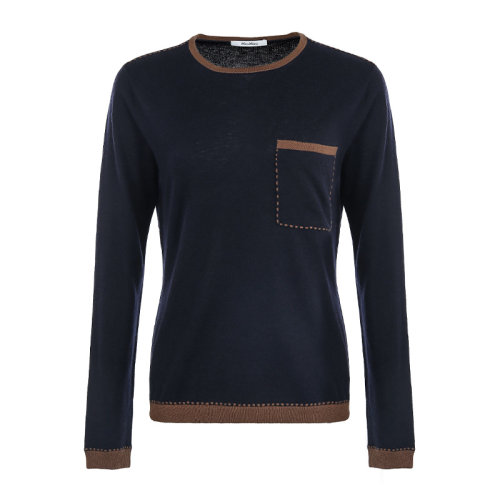 MaxMara/麦丝玛拉21新品桑蚕丝羊绒混纺套头女士针织衫/毛衣13660319600RADA01