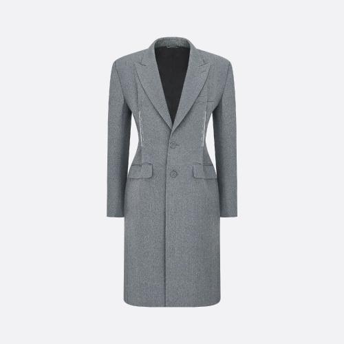  DIOR迪奥 22年秋冬 男士 大衣 Manteau Bar croise 243C35_5635_C830