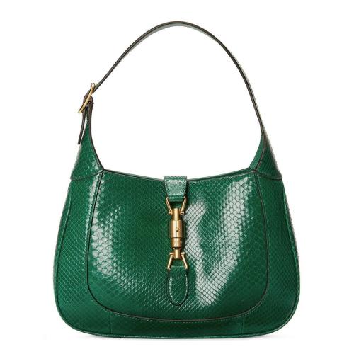  GUCCI古驰 22年秋冬 女士 Jackie 1961系列蟒蛇皮小号手袋 636709 LJM0G 3120