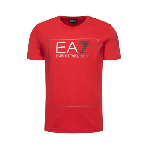  Emporio Armani/安普里奥阿玛尼 男士红色棉质短袖T恤 6GPT09 J20Z 1450 PLFSX