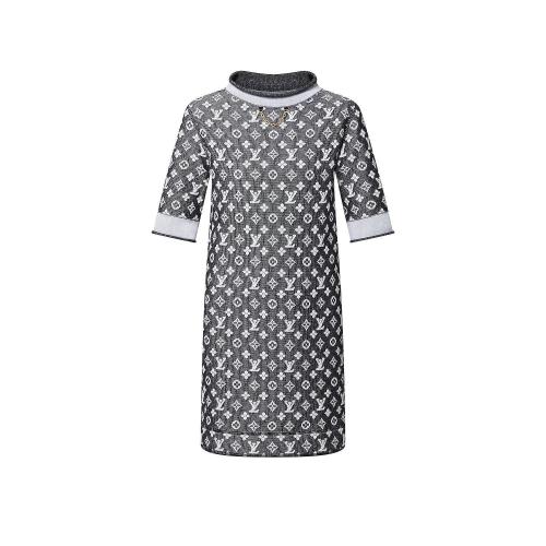  LV路易威登 22年秋冬 女士 连衣裙 提花针织连衣裙 1AAYT8 1AAYTA 1AAYTB 1AAYT9 1AAYTC