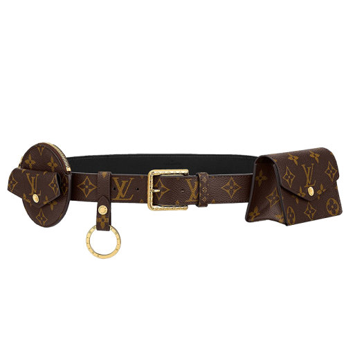 Louis Vuitton/路易威登 女士Monogram帆布Daily Multi Pocket金扣30毫米腰带M0236Y
