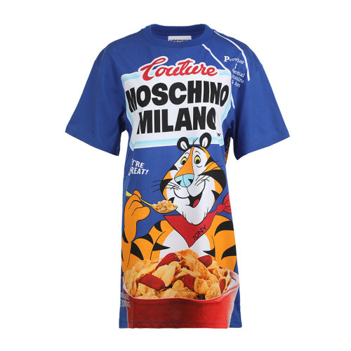 MOSCHINO/莫斯奇诺22春夏Chinese New Year棉质宽松女士连衣裙 A047810401